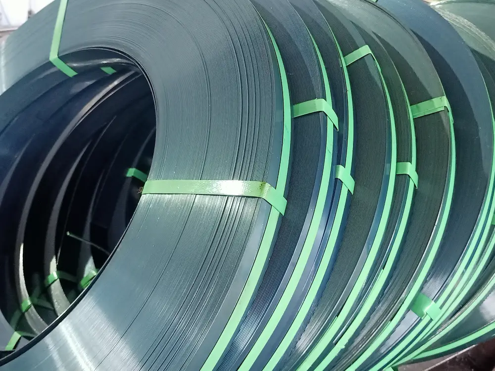 Rolling door spring steel strip